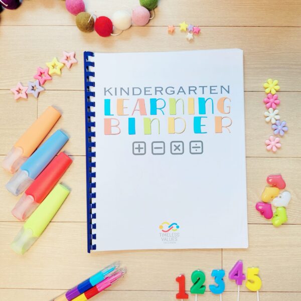 Kindergarten Learning Binder Lv1